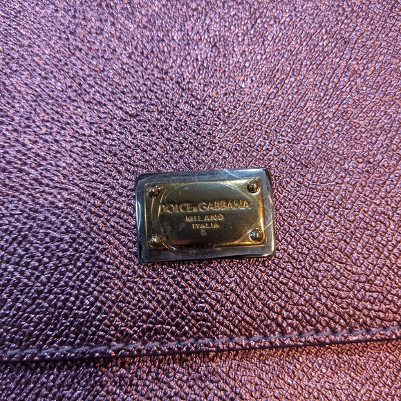 New Dolce & Gabbana Top Handle Leather Satchel - Picture 6 of 8